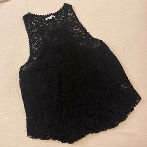 AE Floral Lace Tank Top